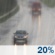 Sunday: A slight chance of rain between 8am and 2pm. Mostly cloudy, with a high near 66. East wind around 6 mph. Chance of precipitation is 20%. Sunday: Slight Chance Very Light Rain